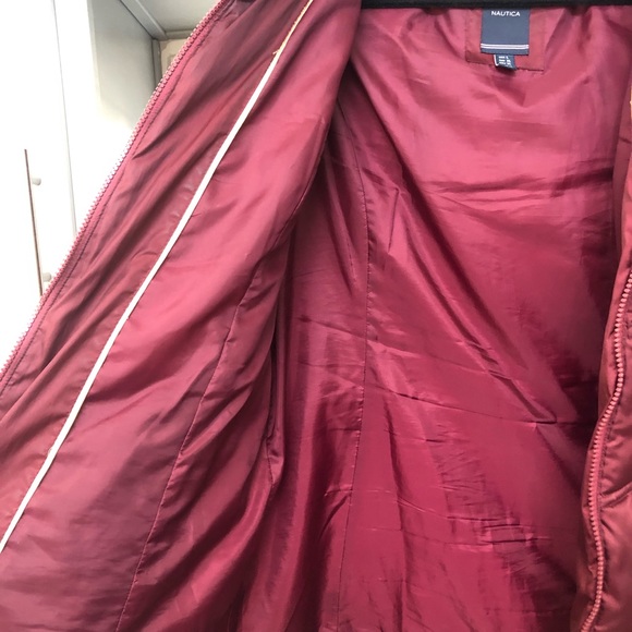 Nautica Jackets & Coats Nautica Womens Red Winter Coat With Faux